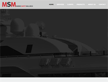 Tablet Screenshot of marinesafetymallorca.com